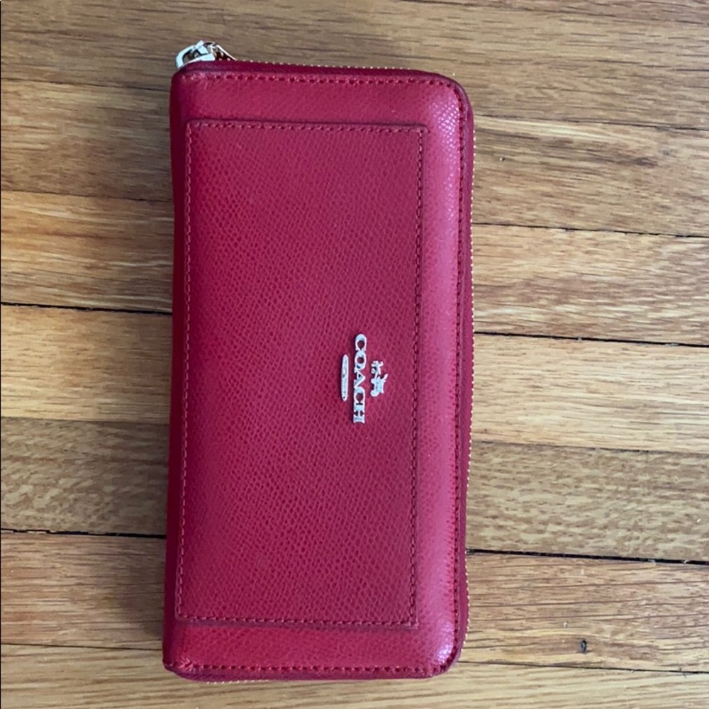 Coach Accordion Zip Wallet